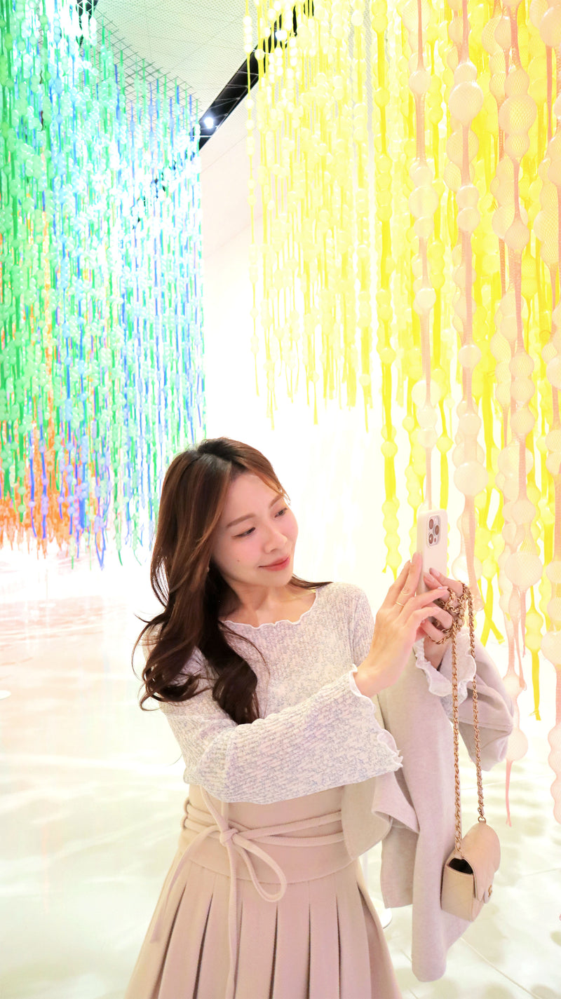 < M A D E > Gallery Morning Knitted Top