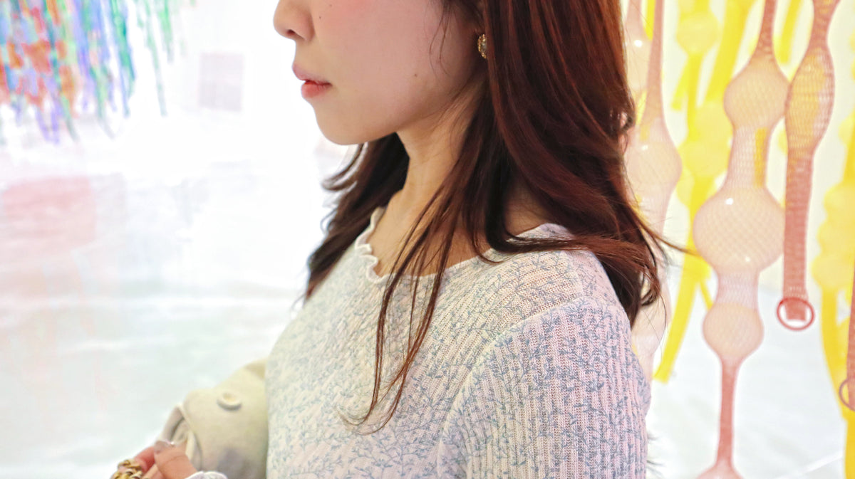 < M A D E > Gallery Morning Knitted Top