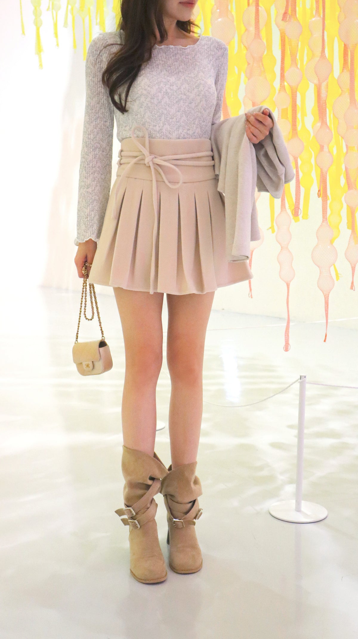 < M A D E > Gallery Morning Knitted Top