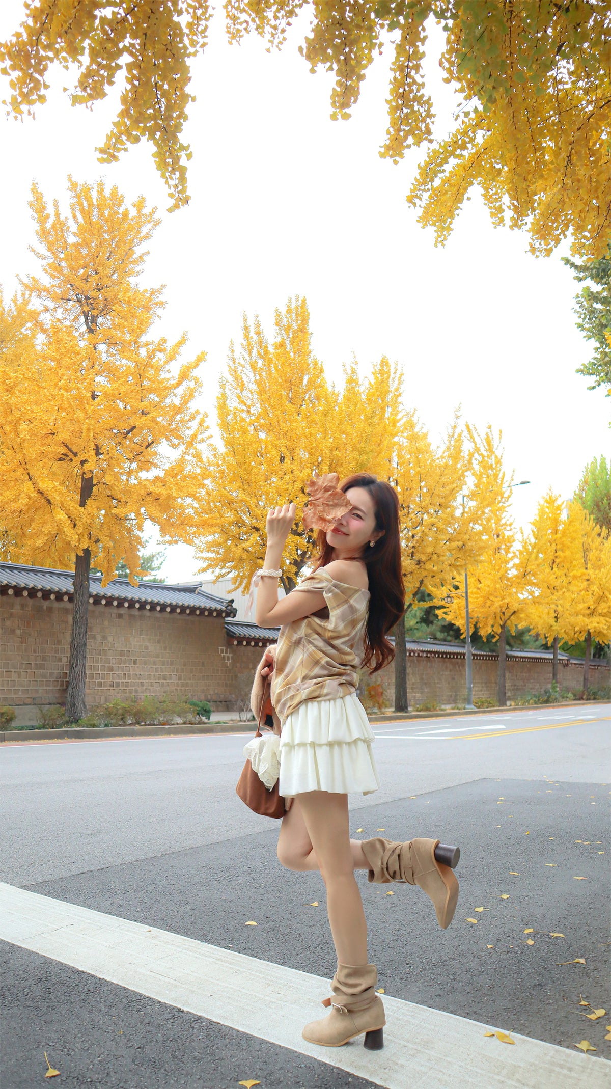 Vanilla Cloud Velvet Mini Skirt