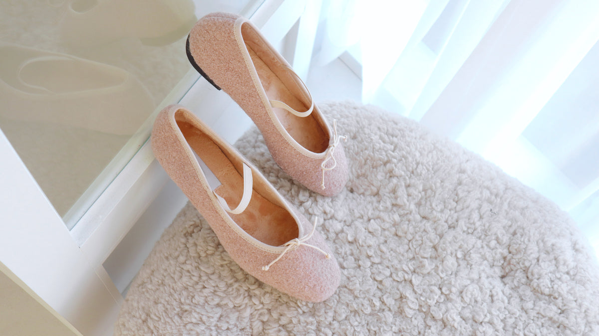 Winter Puff Ballerina Shoes