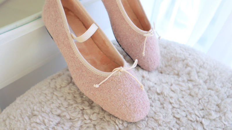 Winter Puff Ballerina Shoes