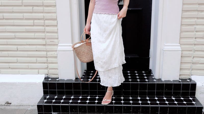 Milky Frappe Chiffon Skirt