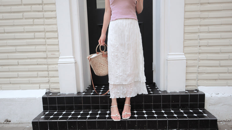 Milky Frappe Chiffon Skirt