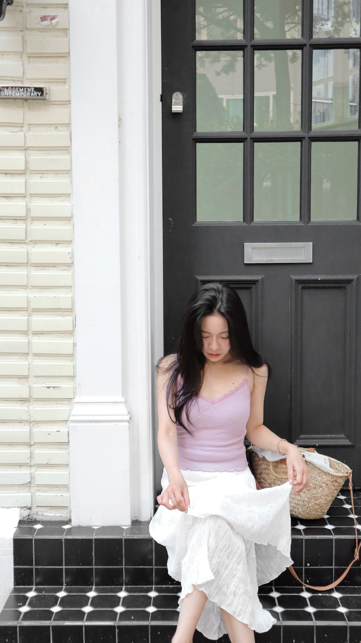 Milky Frappe Chiffon Skirt