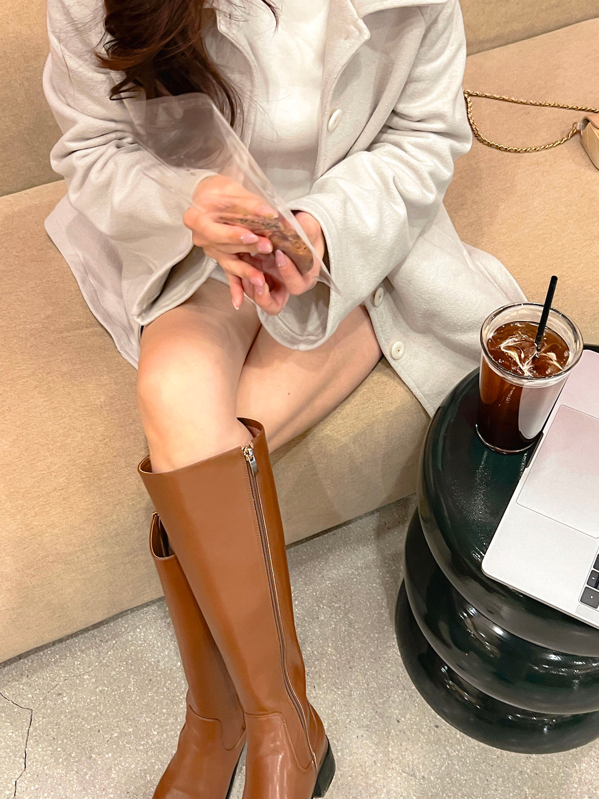 < M A D E > Dolly Flare Midi Coat