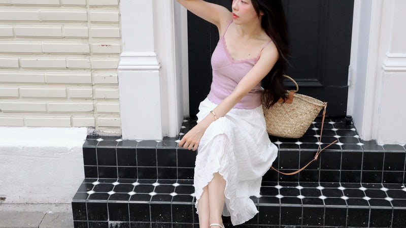 Milky Frappe Chiffon Skirt