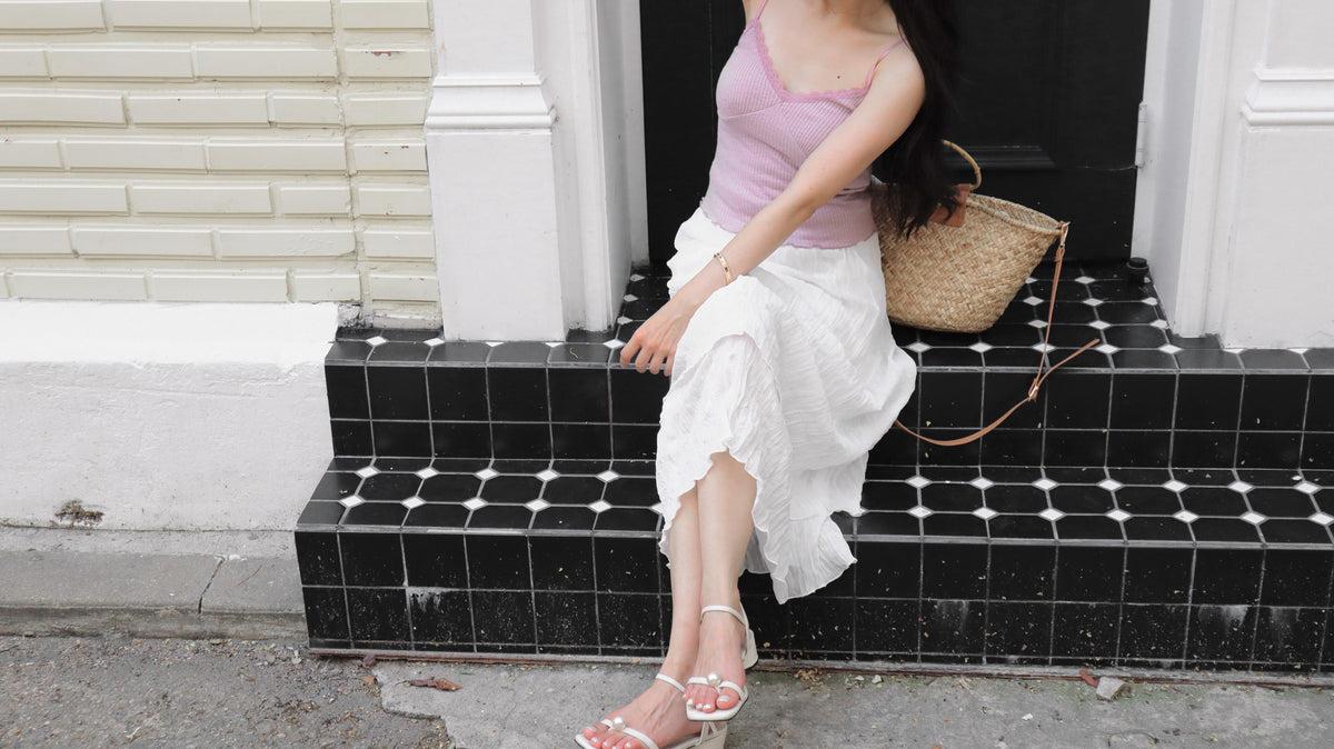 Milky Frappe Chiffon Skirt