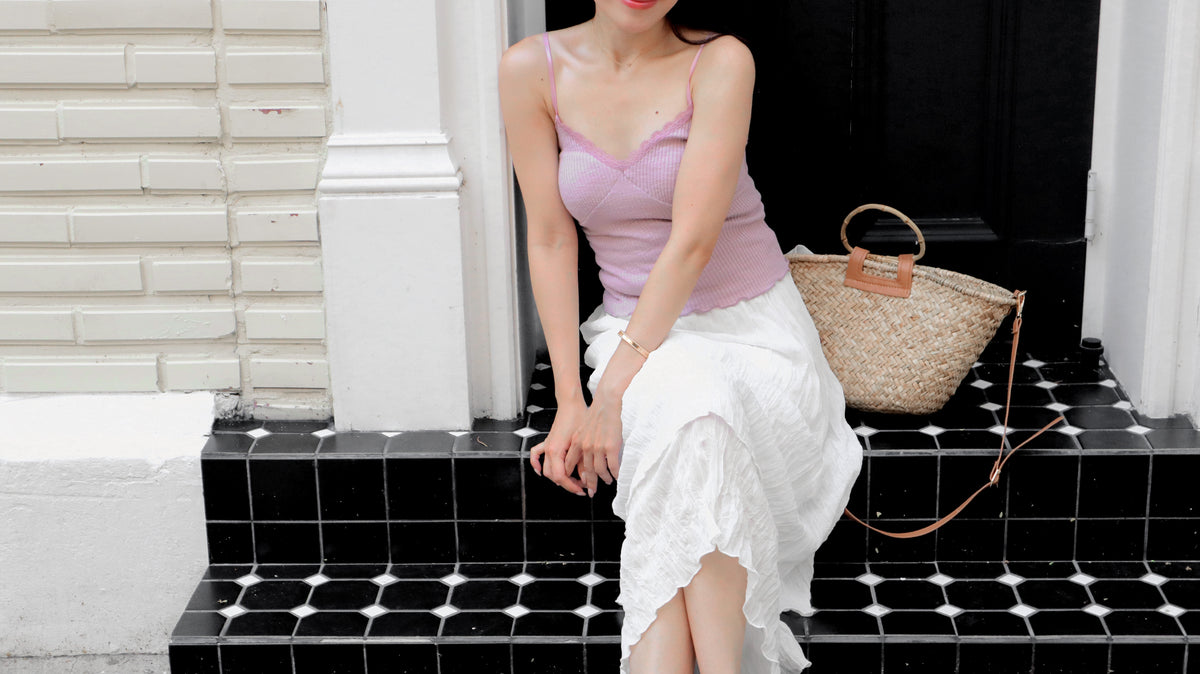 Milky Frappe Chiffon Skirt