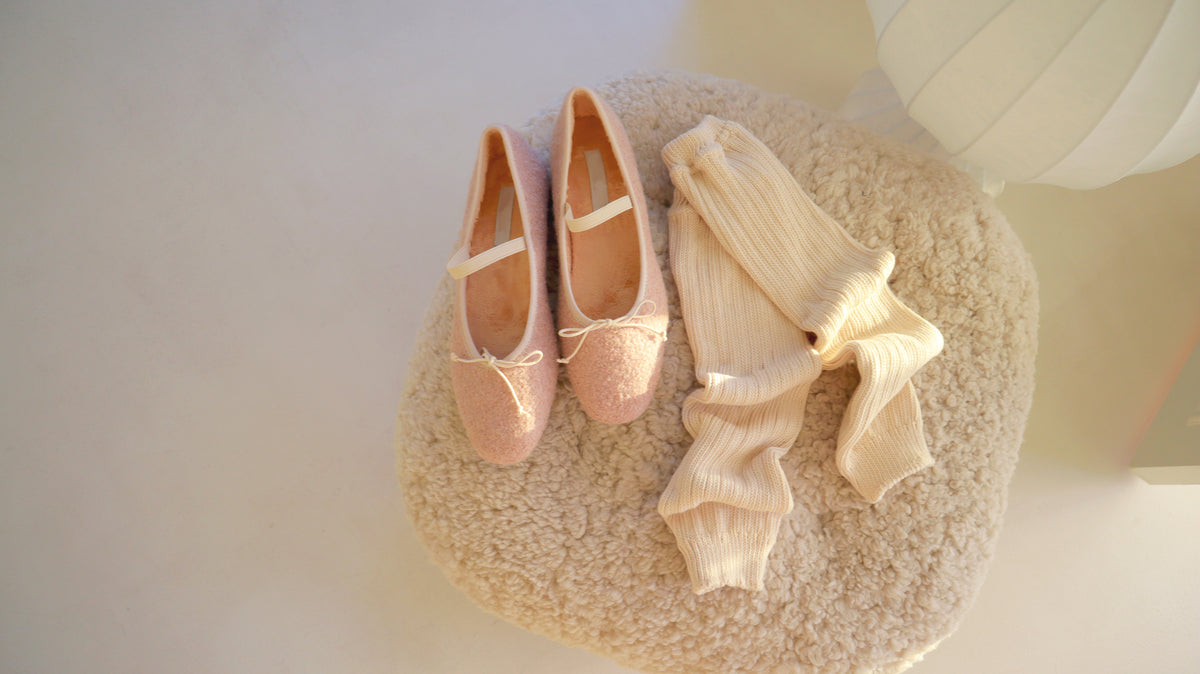 Winter Puff Ballerina Shoes