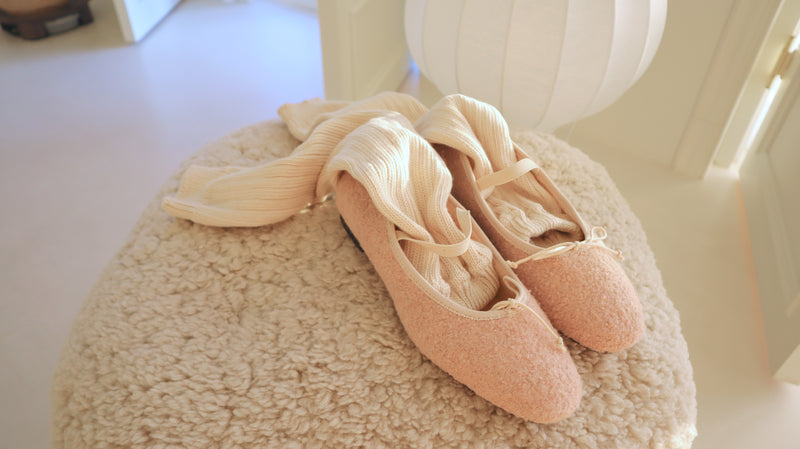 Winter Puff Ballerina Shoes