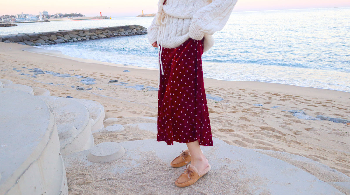 Teddy Bear Suede Mules