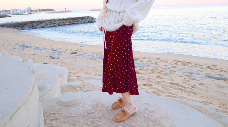 Teddy Bear Suede Mules