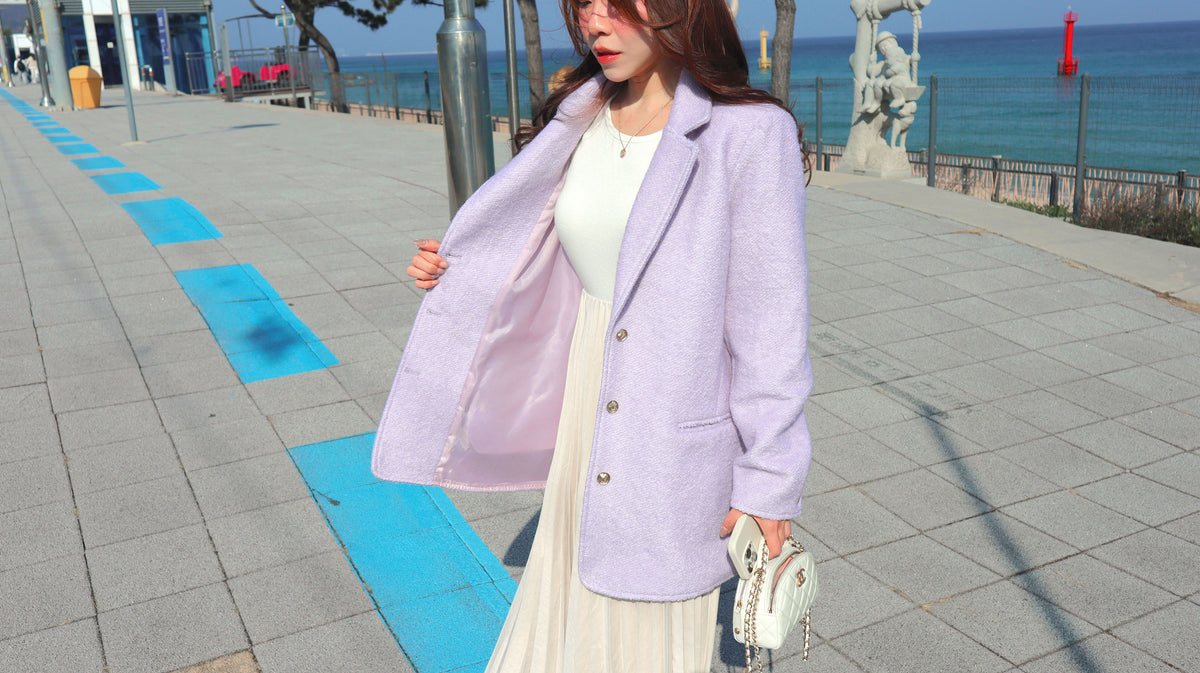 < M A D E > Provence Woollen Blazer