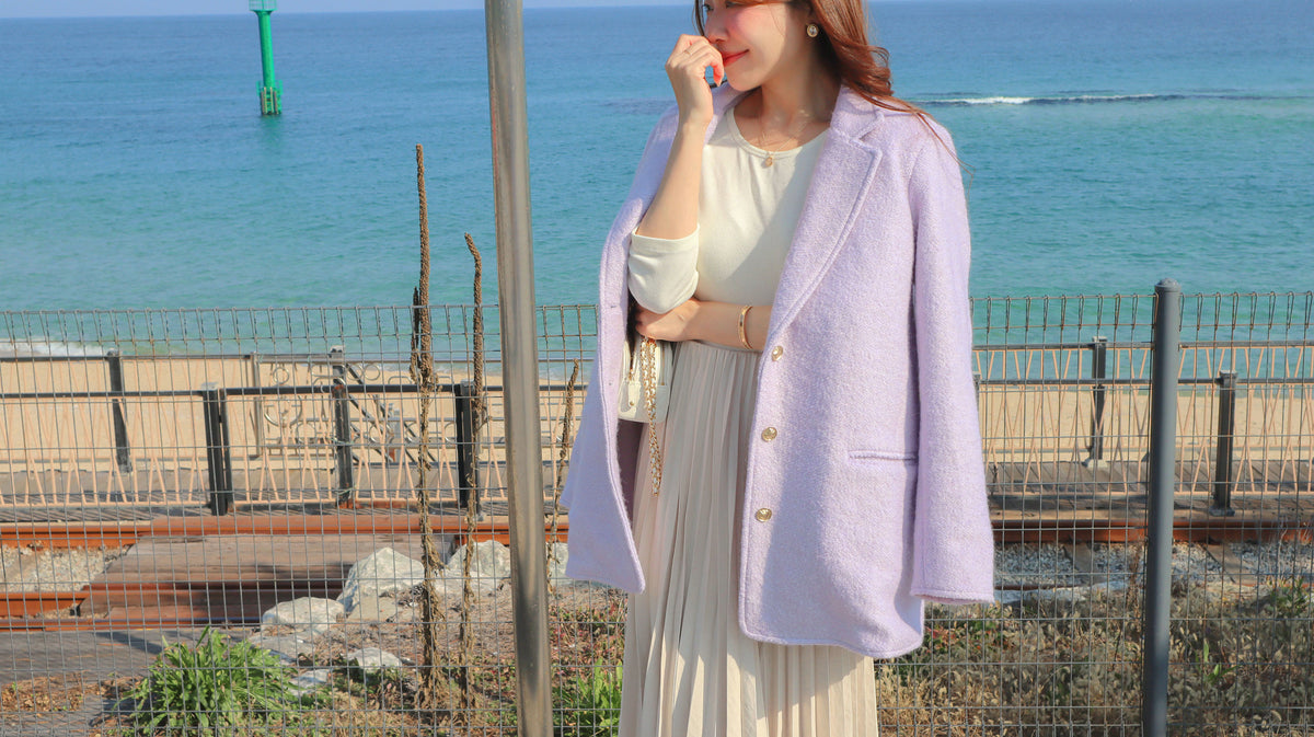 < M A D E > Provence Woollen Blazer