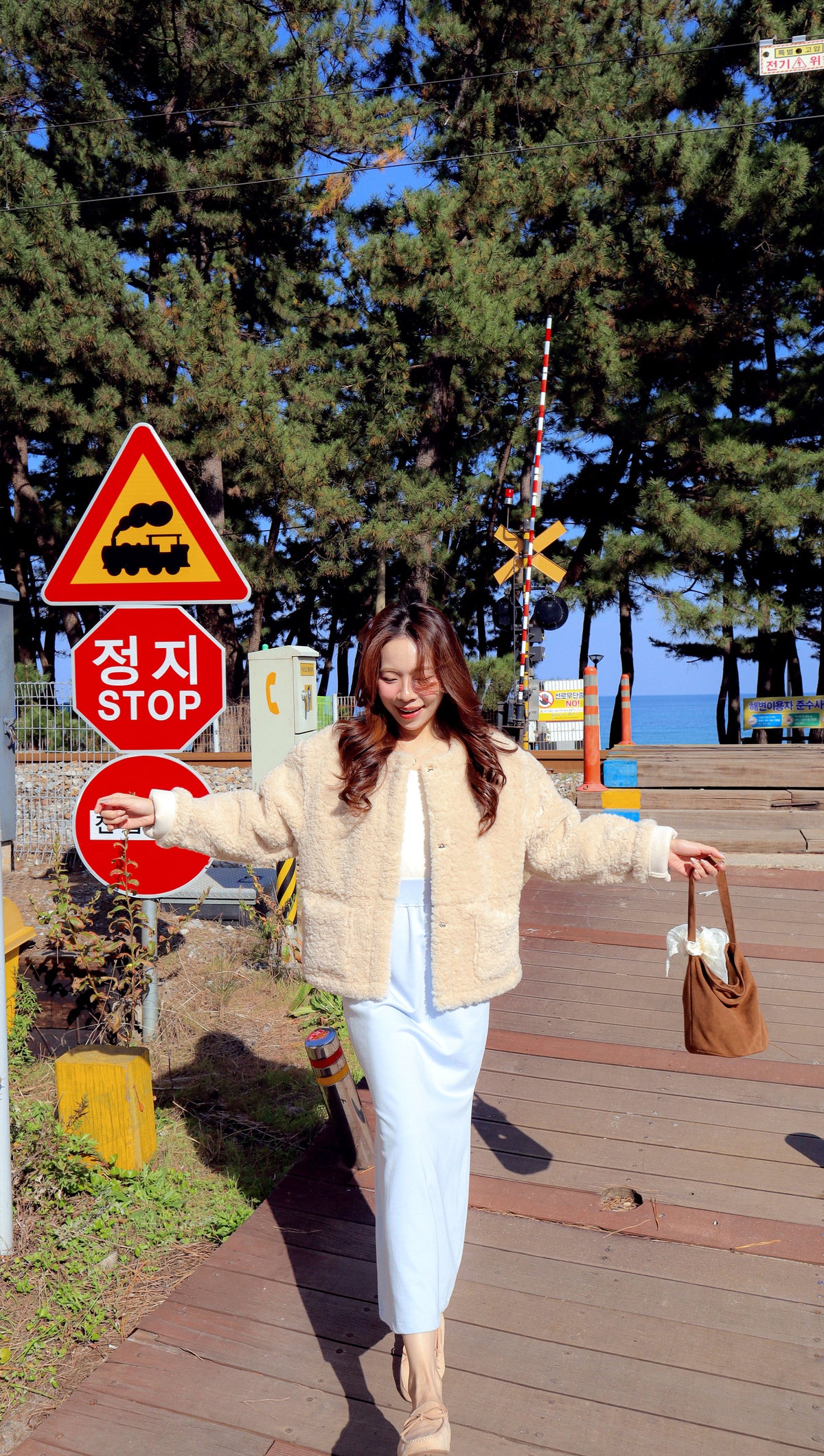 < M A D E > Cream Poodle Jacket