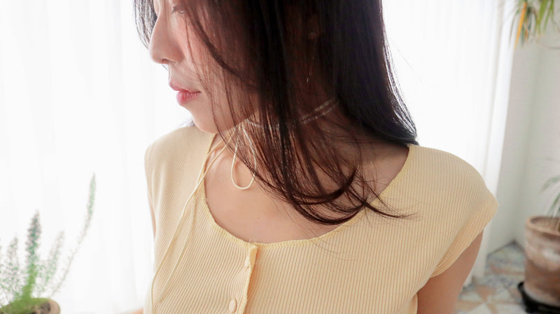 Mellow Custard Jersey Top