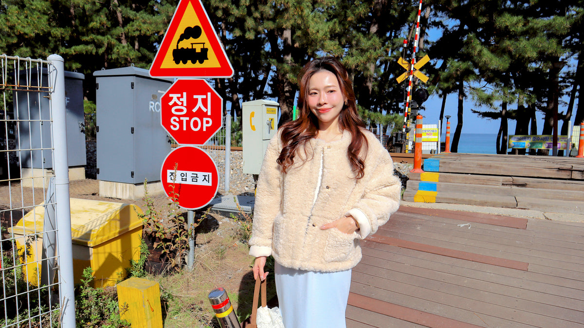 < M A D E > Cream Poodle Jacket