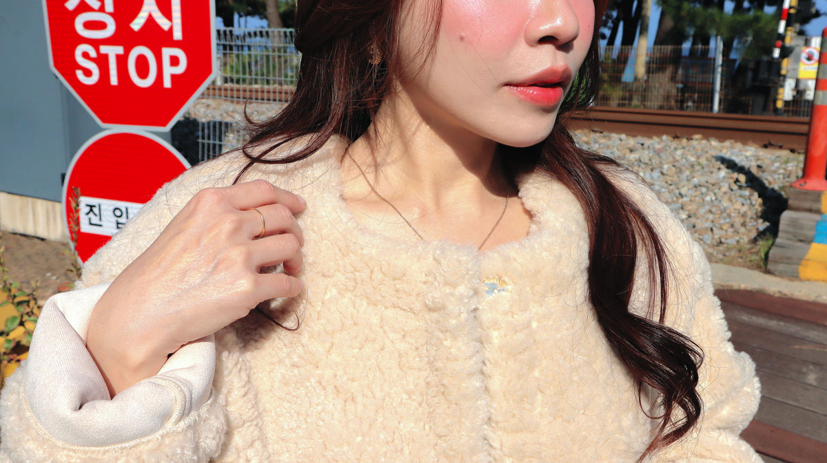 < M A D E > Cream Poodle Jacket