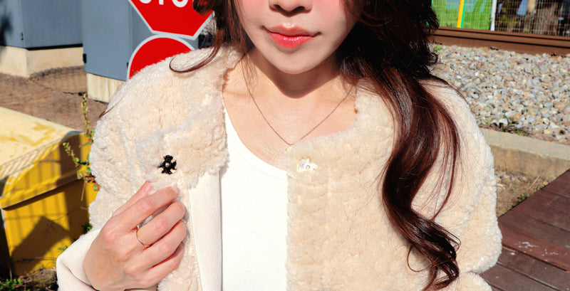 < M A D E > Cream Poodle Jacket