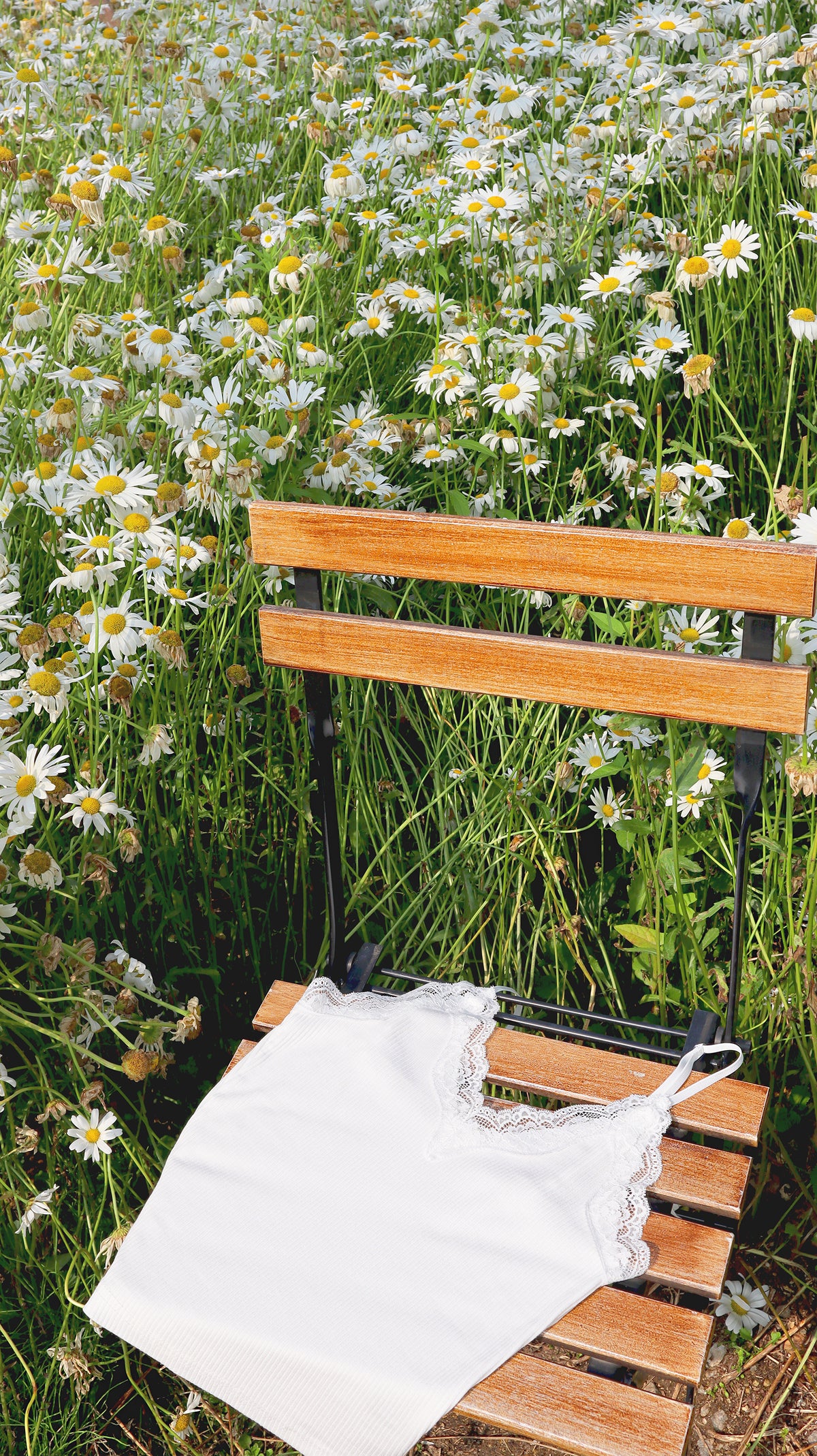 Daisy White Camisole