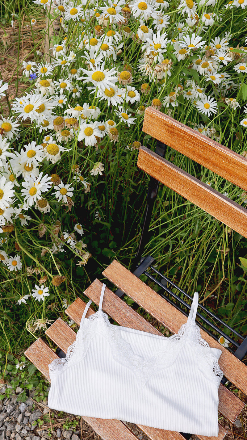 Daisy White Camisole