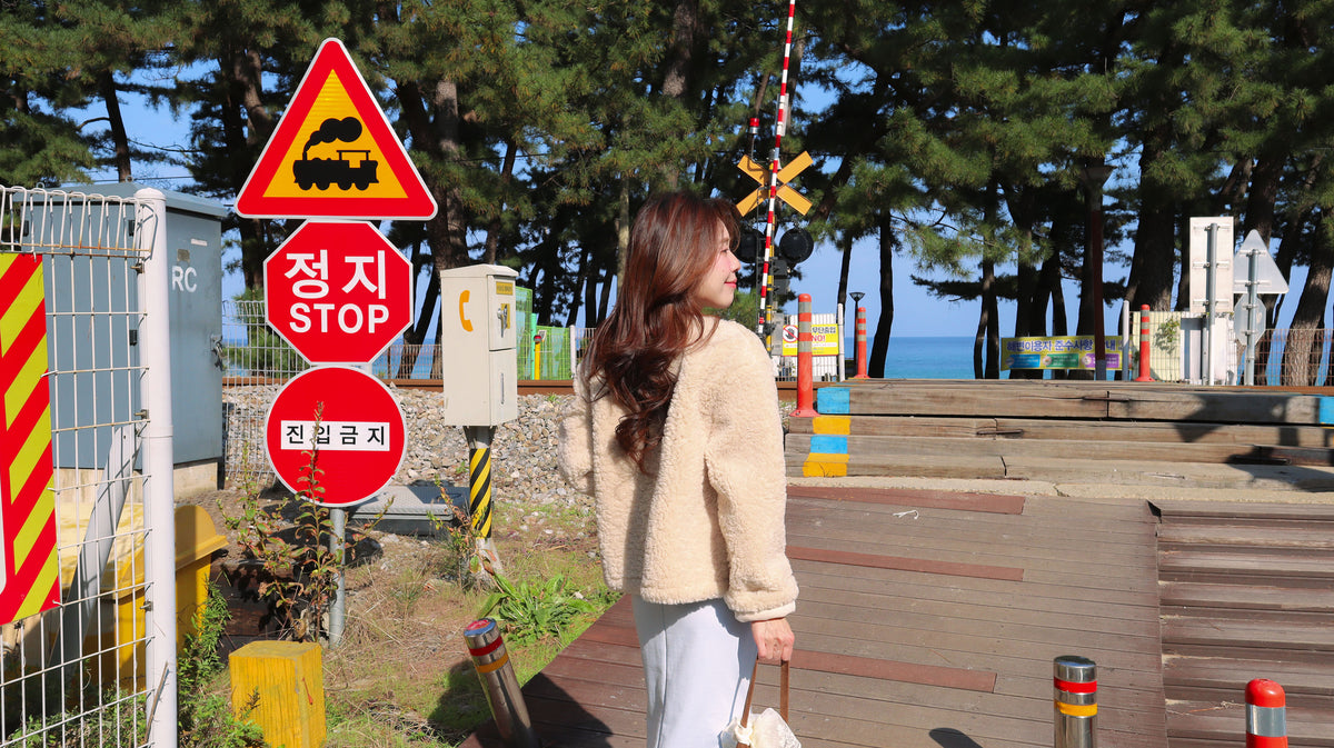 < M A D E > Cream Poodle Jacket