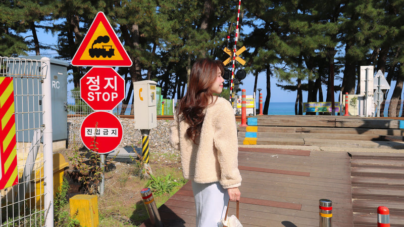 < M A D E > Cream Poodle Jacket