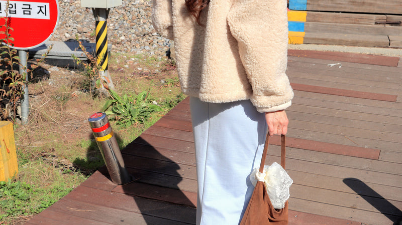 < M A D E > Cream Poodle Jacket