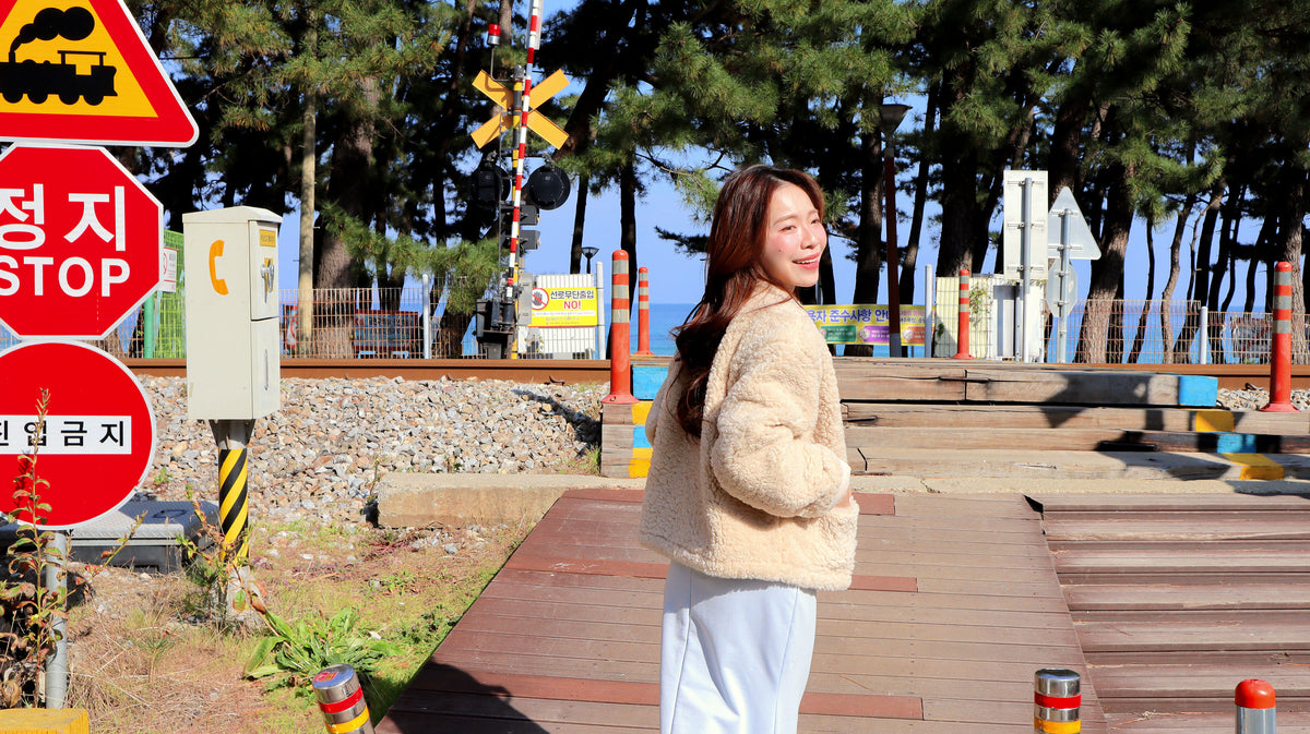 < M A D E > Cream Poodle Jacket