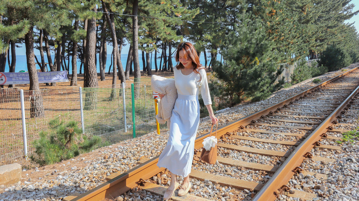 < M A D E > Macaron Syrup Mermaid Skirt