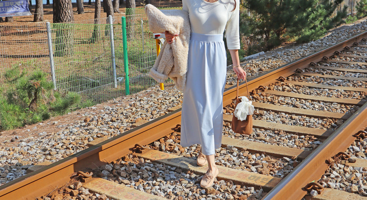 < M A D E > Macaron Syrup Mermaid Skirt