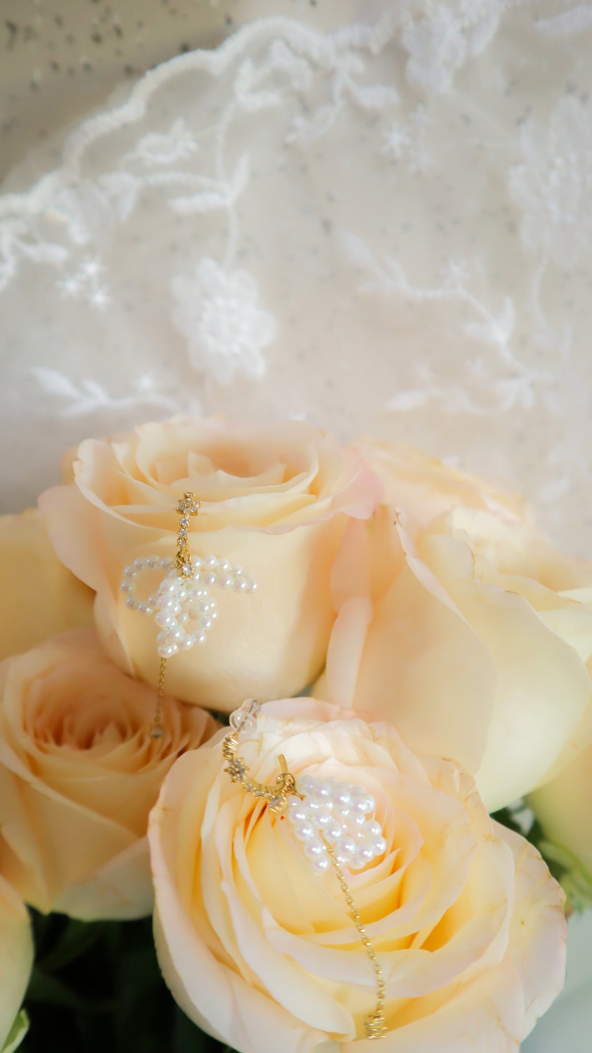 Bouquet Of Pearl Earrings