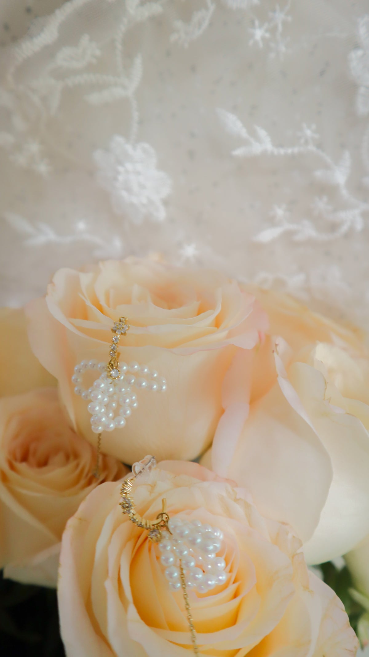 Bouquet Of Pearl Earrings