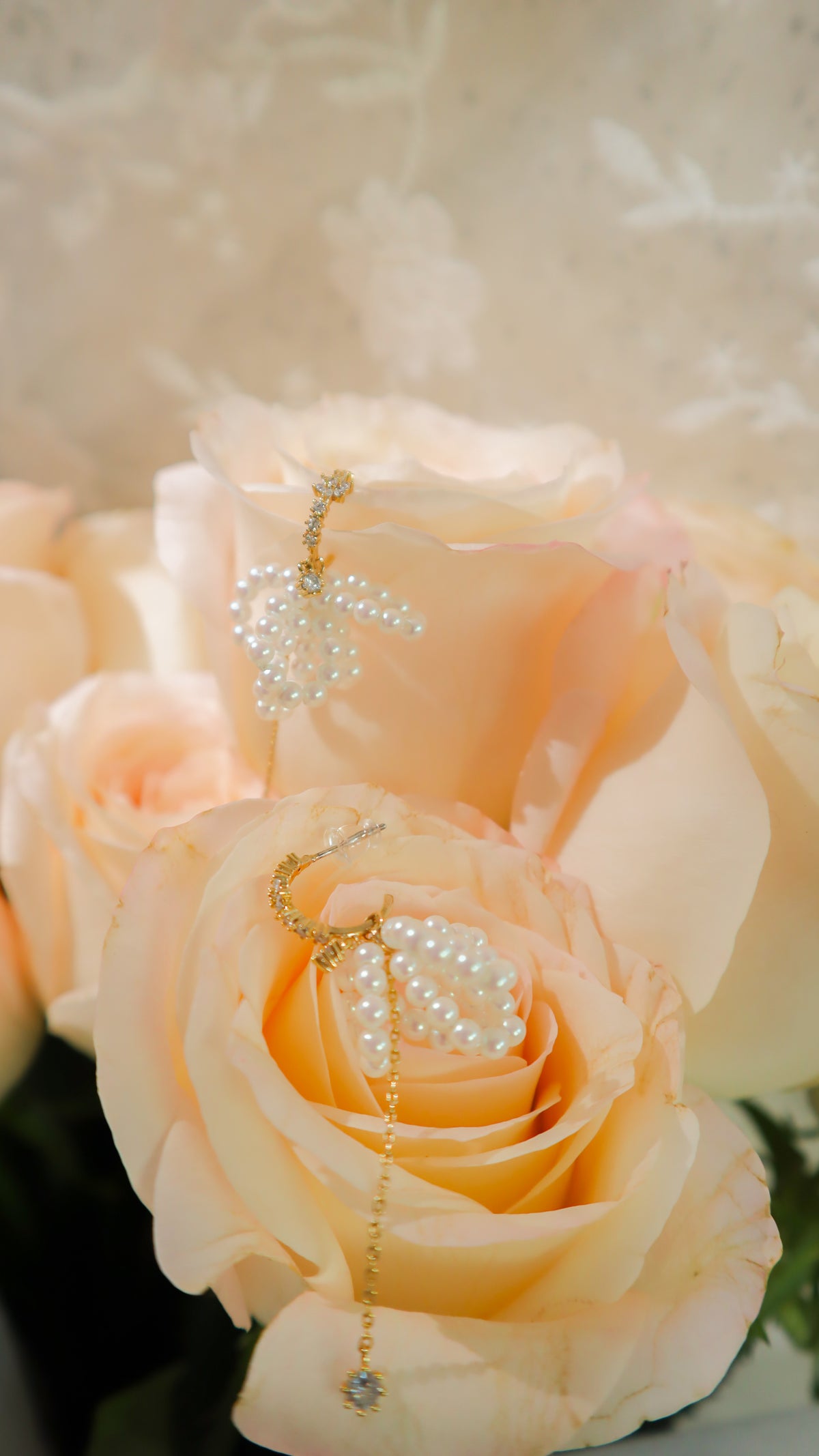 Bouquet Of Pearl Earrings