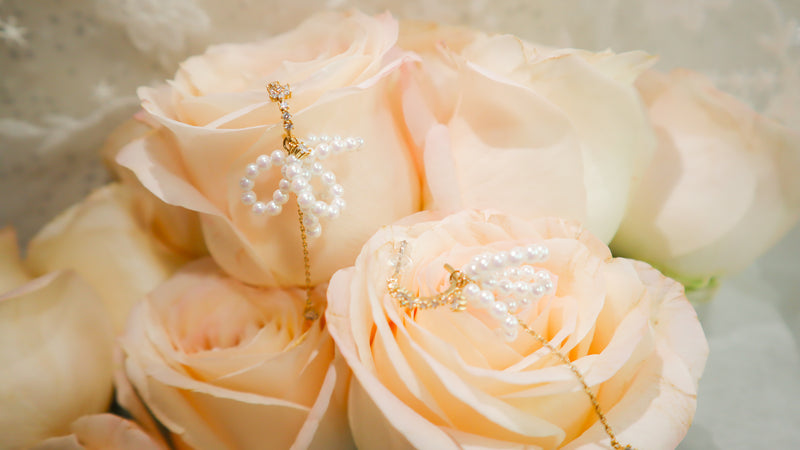 Bouquet Of Pearl Earrings