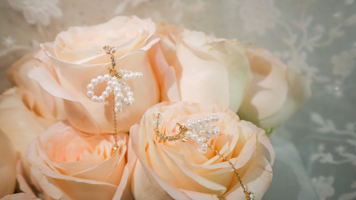 Bouquet Of Pearl Earrings