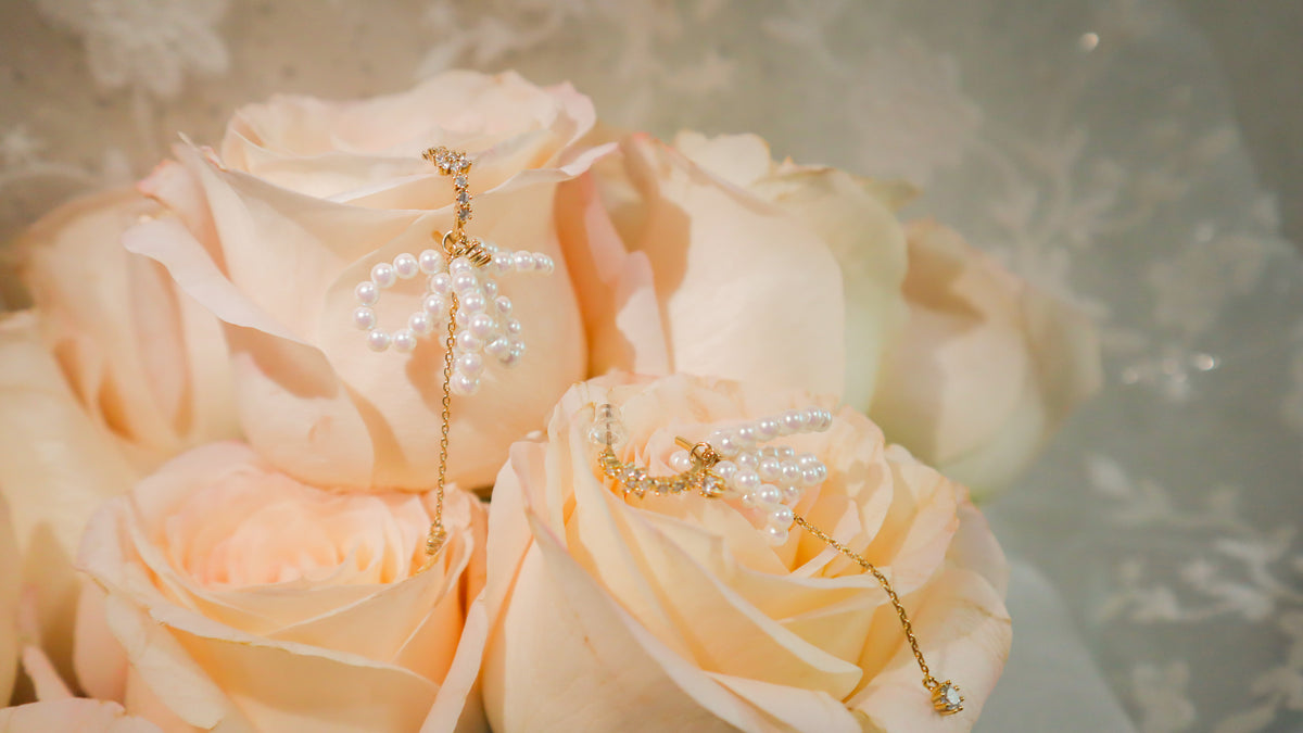 Bouquet Of Pearl Earrings