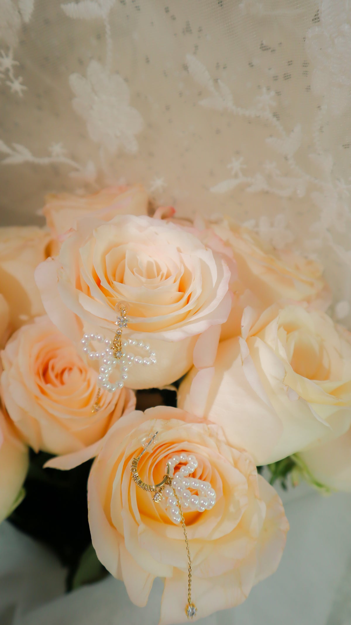 Bouquet Of Pearl Earrings
