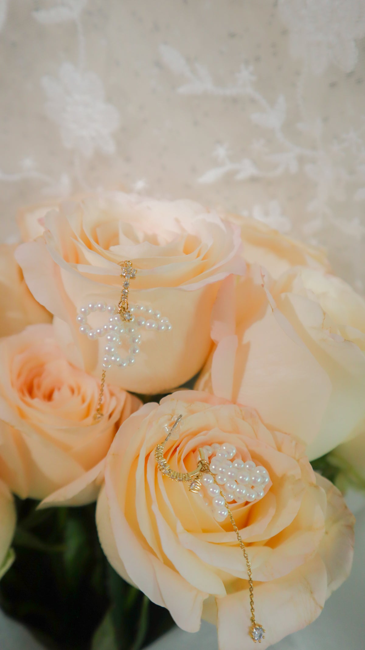 Bouquet Of Pearl Earrings