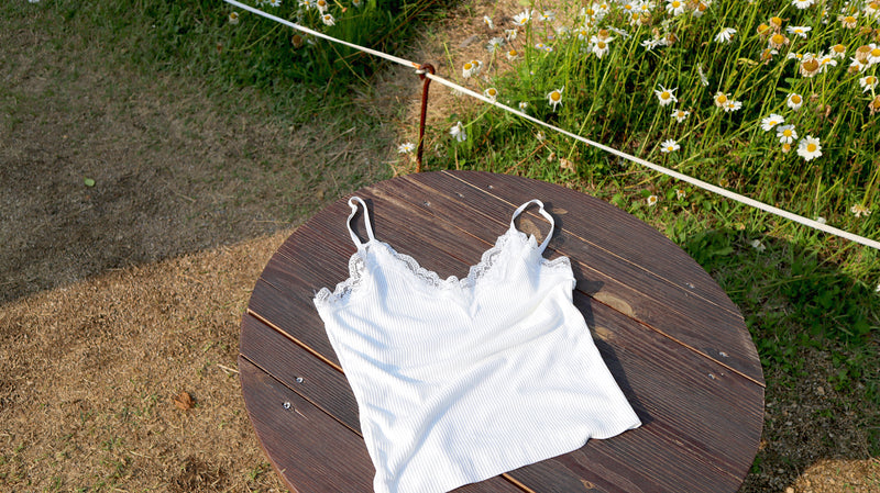 Daisy White Camisole