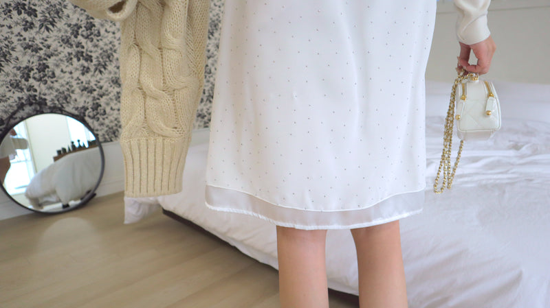 The Snowing Dotted Little Dress