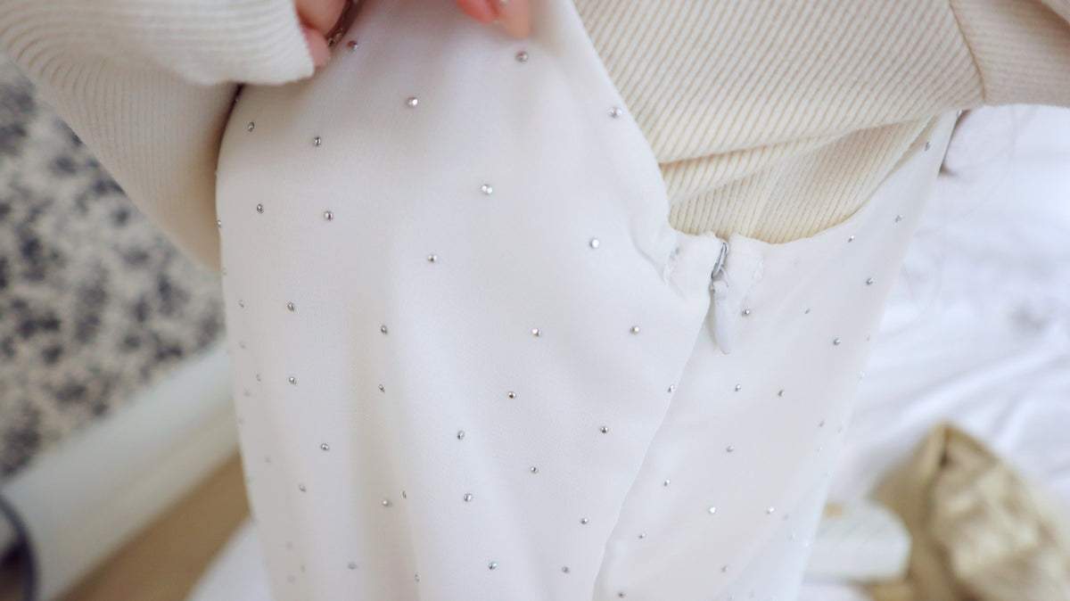 The Snowing Dotted Little Dress