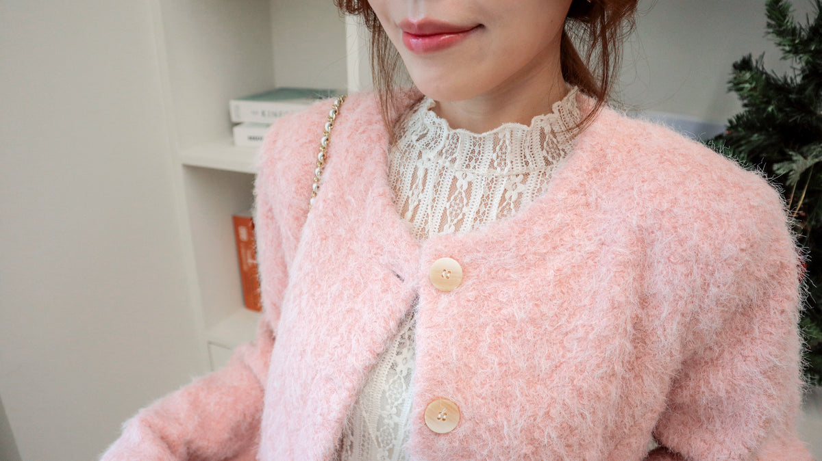 Bubble Gum Fluffy Blazer