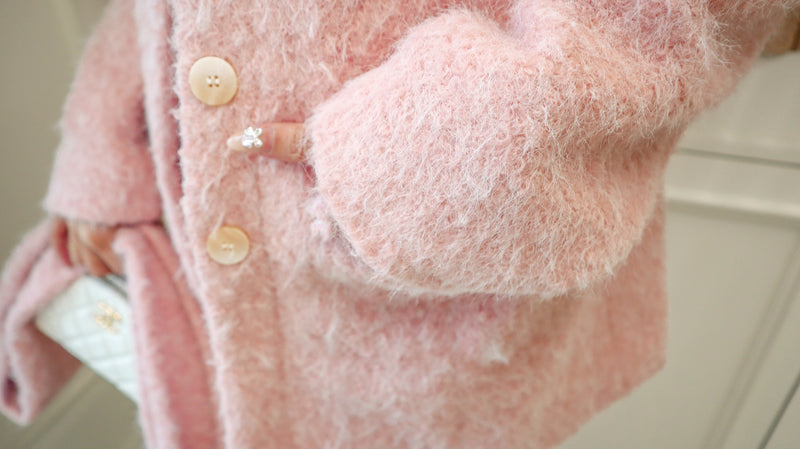 Bubble Gum Fluffy Blazer