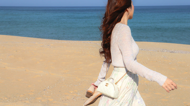 < M A D E > Rainbow Dew Wrinkle Skirt