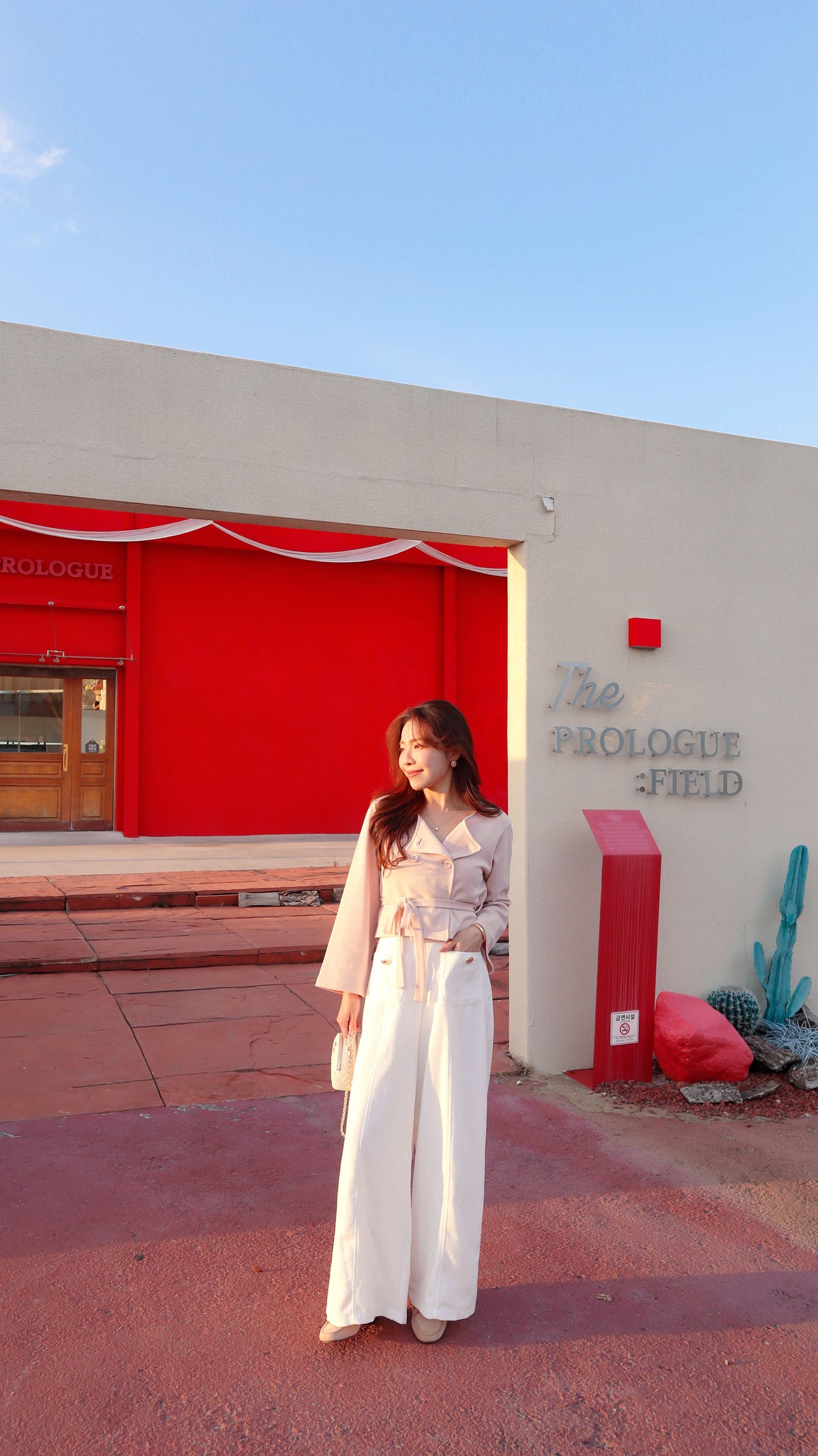 < M A D E > Snowy Days Tweedie Slacks