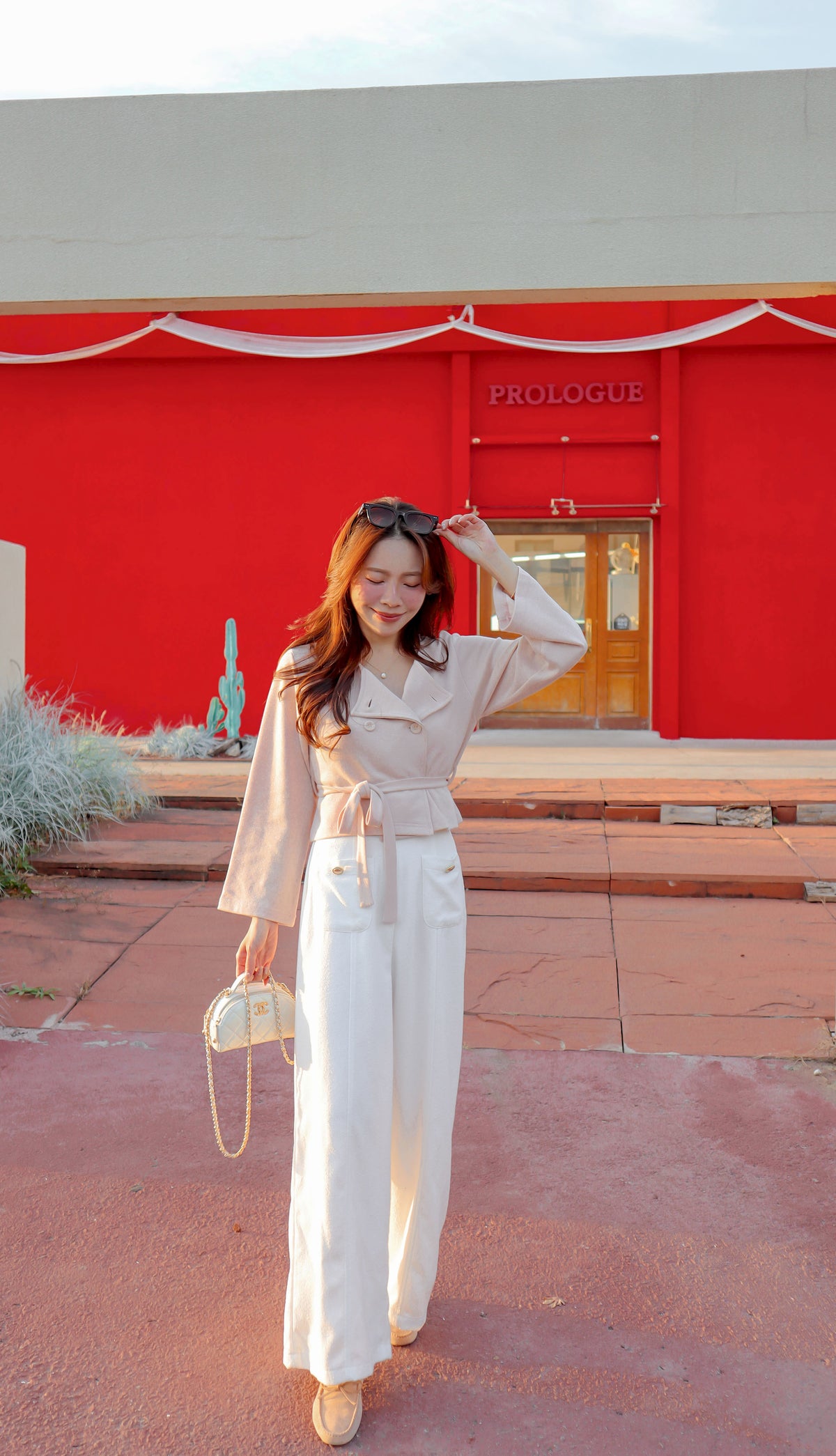 < M A D E > The Shinny Trench Cardigan