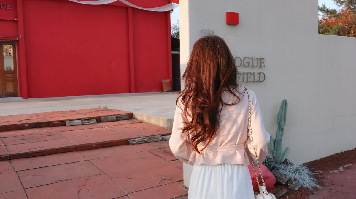 < M A D E > Snowy Days Tweedie Slacks