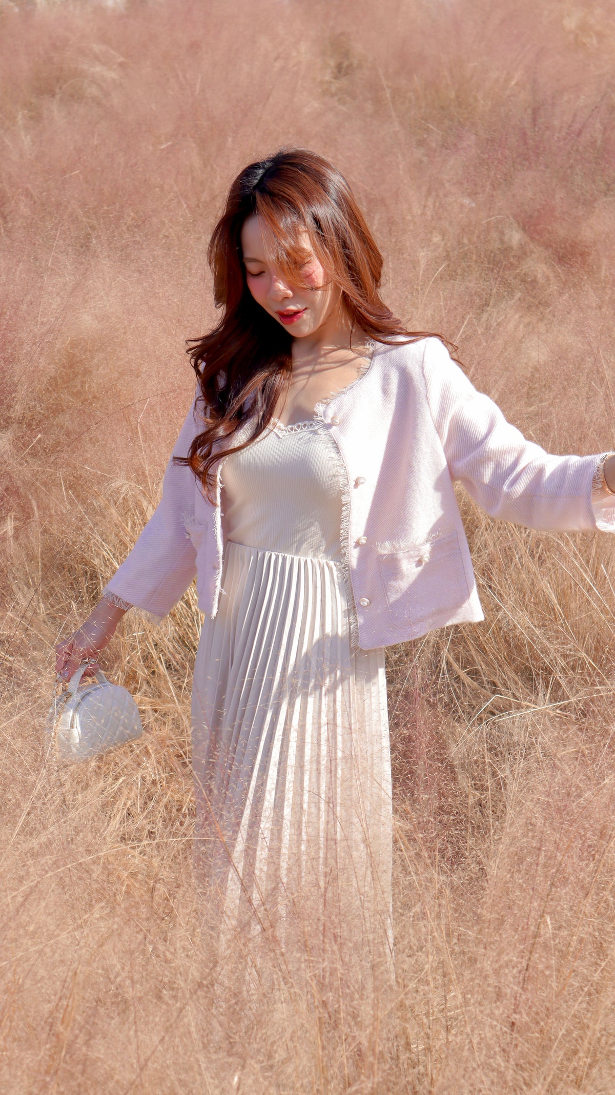 < M A D E >  Pinky Seashore Light Jacket